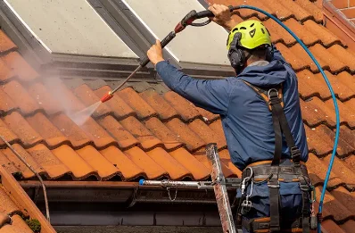 Démoussage et hydrofuge de toiture à Joyeuse